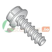 NEWPORT FASTENERS Thread Forming Screw, #6 x 3/8 in, 18-8 Stainless Steel Hex Head Hex Drive, 5000 PK 370464